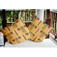 thumbnail image 5 of 16" x 16" Simply Daisy Daisy May's Garden Indoor/Outdoor Pillow, Daffodil Yellow Qty 1, 5 of 6