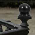 thumbnail image 1 of ELAYARD Fits Various Railing Sizes Black Fence Finials Garden 1Pack, 1 of 6