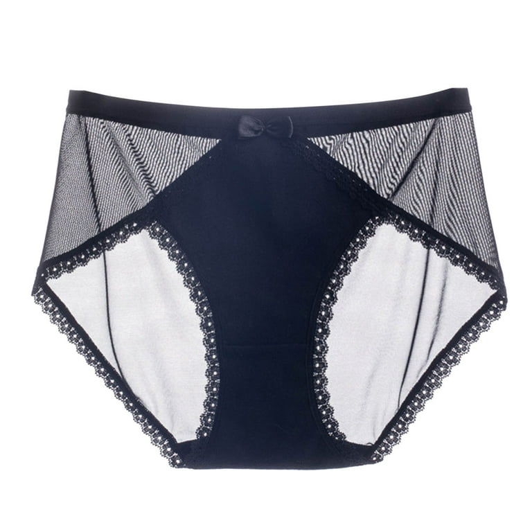 Cheeky panties with lace midnight blue - Pure Micro
