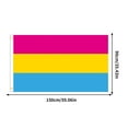 thumbnail image 3 of SSZMDLB under $5 Pride Flag, LGBT Progress Rainbow Flag, Outdoor Decorative Banner for Garden Patio Porch, Heavy Duty Polyester Flag for Wall Pole, Inclusive Pride Banner for Events Parades, 3 of 8
