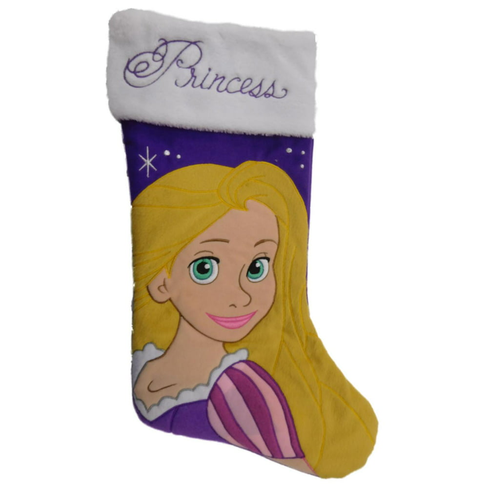 Purple Disney Tangled Christmas Stocking Princess Rapunzel