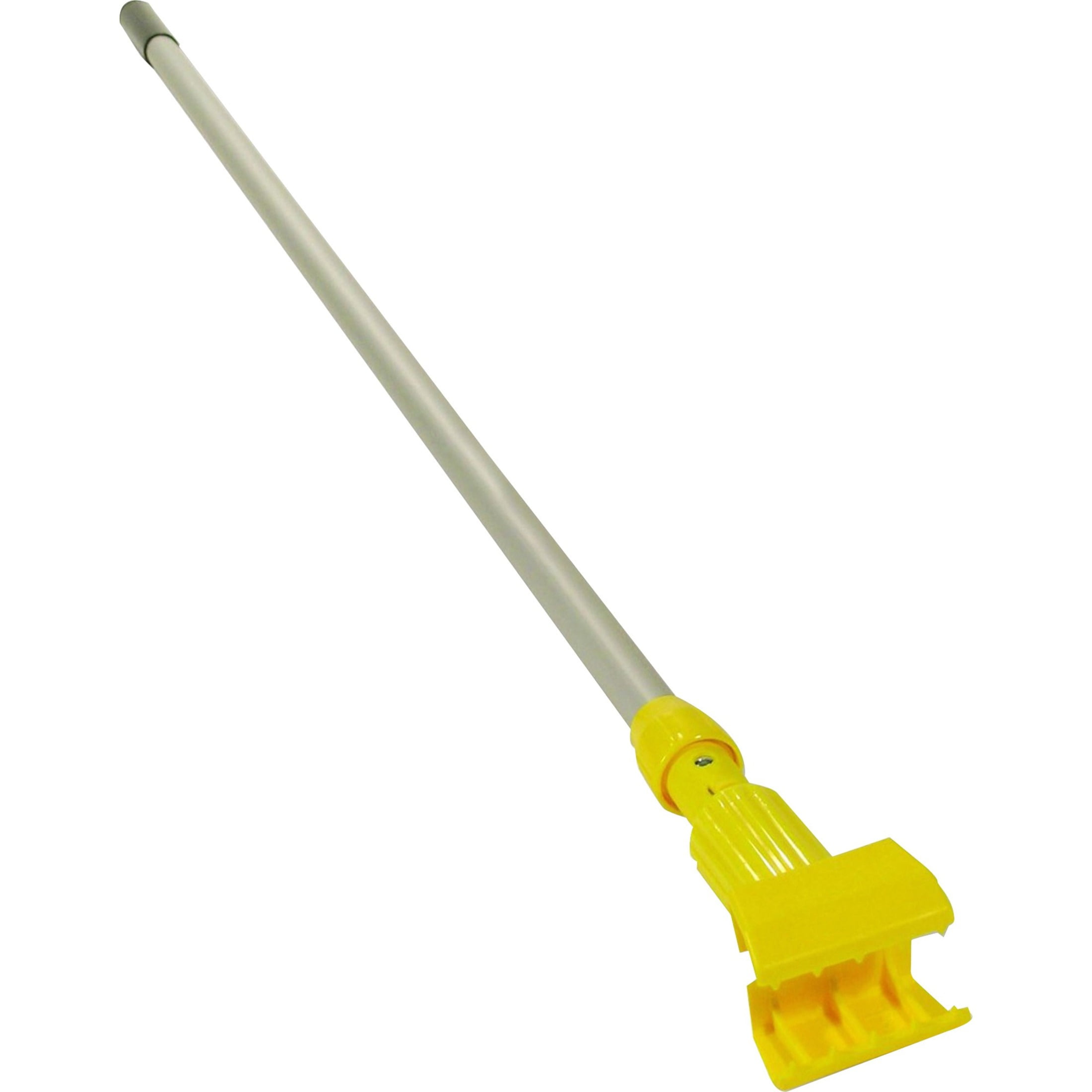 Rubbermaid Commercial Gripper Fiberglass Mop Handle, Yellow/Gray 