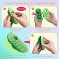thumbnail image 2 of 2 Cat Toys Self-Grooming Cat Brush, Kitty Kitten Scratcher Self Groomer Catnip Toys for Indoor Cats, Chew Toys Wall Corner Brushes Edible Wall Treats, Pink, 2 of 7