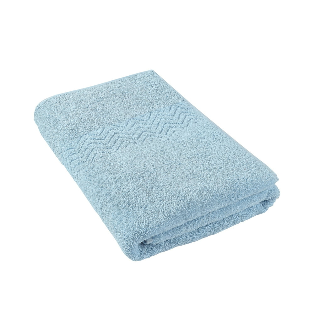 Unique Bargains 100 Cotton Soft and Absorbent Bath Towel 55" x 27