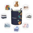 thumbnail image 6 of Balery Space Round Laundry Basket with Handles Waterproof Freestanding Laundry Hamper for Clothes Toys in the Dorm and Family-Medium, 6 of 8