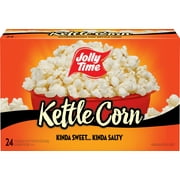 JOLLY TIME Kettle Corn Microwave  Popcorn, 24 Ct (3 oz. Bags) Gluten-Free