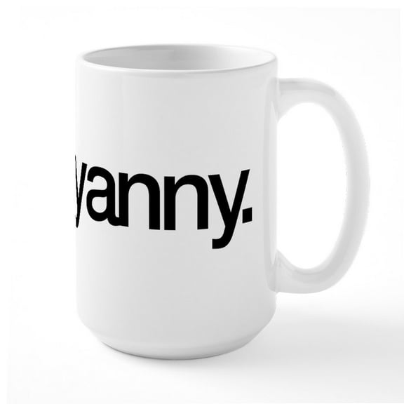 CafePress - I Hear Yanny Mugs - 15 oz Ceramic Large White Novelty Mug