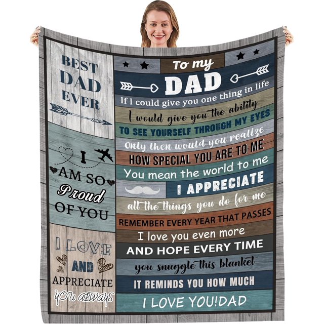 LHSHID Grandpa Gifts from Grandchildren Blanket Fathers Day Birthday Gifts for Grandfather Christmas Day Best Gifts for Grandpa Blanket for Grandpa Soft and Warm 30x40in