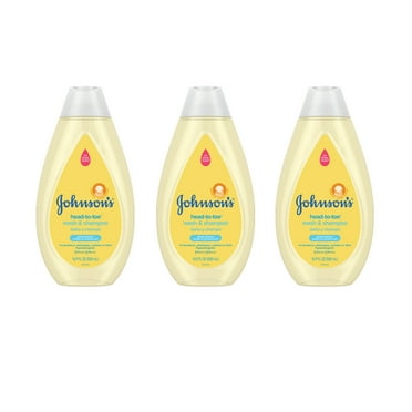 Johnson's Head-To-Toe Tearless Baby Wash & Shampoo, 3 x 16.9 fl. oz