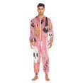 thumbnail image 2 of IAUYY Unisex Adult Onesie Pajamas Ultra-Soft Crystal-Soft Fabric, Halloween Adult Onesie Pajamas Adults,With a Zipper Plus Size Onesie Pajamas, Wizard's Hat, 2 of 7