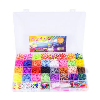 EEEkit 2069pcs Loom Bands Kit 28 Colors Rubber Bands Bracelets Making Kit  with Accessory, Gift for Girls DIY Art Craft 