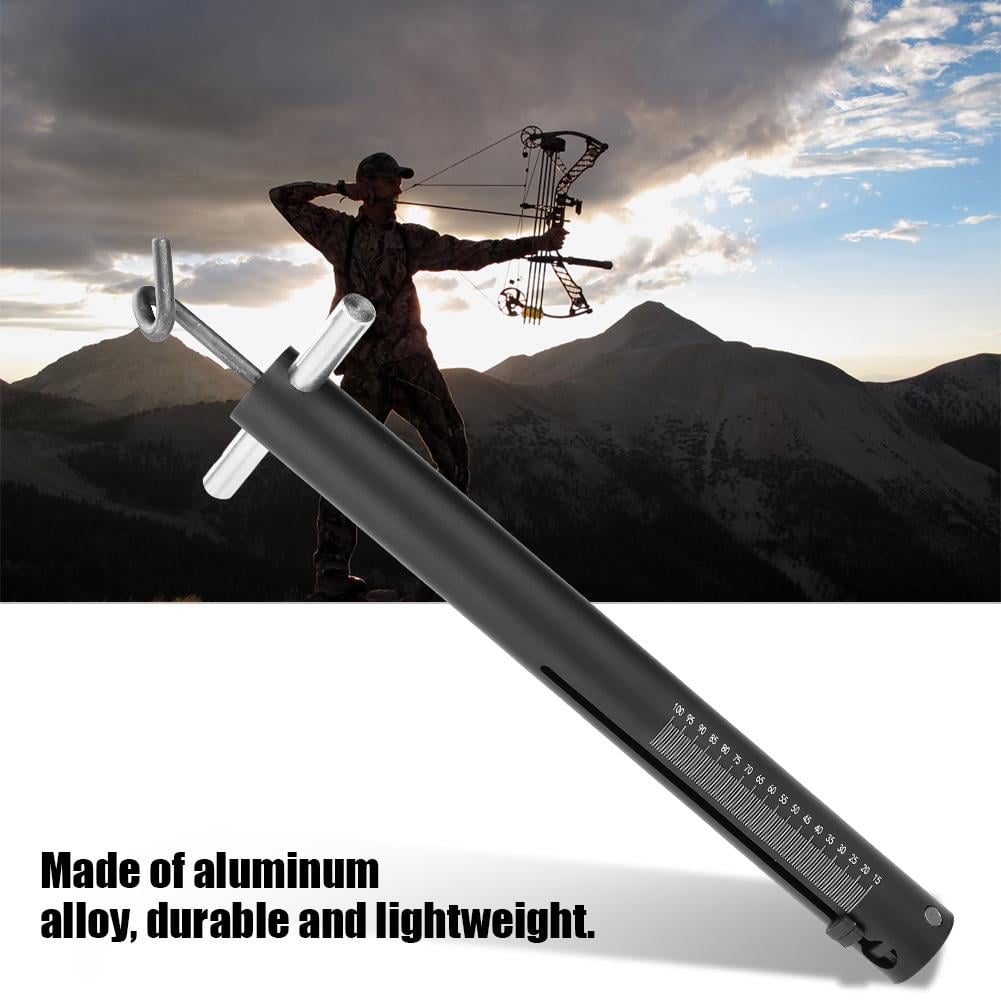 Archery Bow Scale Power 15-100lbs Portable Heavy Duty Accurate Hand Held