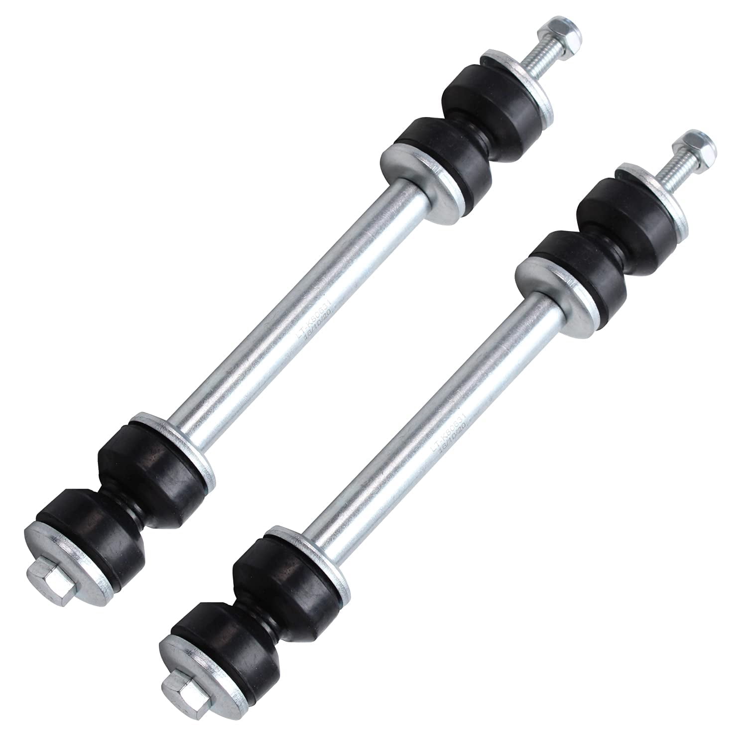 Detroit Axle - RWD Front End 12pc Control Arms Kit for 1999-2006 Chevy Silverado GMC Sierra 1500, 4 Control Arms w/Ball Joints 2 Sway Bars 4 Tie Rods 2 Boots 2000 2001 2002 2003 2004 2005