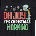 thumbnail image 3 of SpongeBob SquarePants - Oh Joy It's Christmas Morning Squidward - Men's Short Sleeve Graphic T-Shirt, 3 of 6