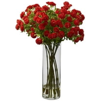 Nearly Natural Japanese Artificial Flower Arrangement, Burnt Orange