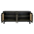 thumbnail image 2 of Crafters and Weavers Malta Two-Tone Solid Wood Sideboard / Console in Black, 2 of 3