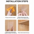 thumbnail image 3 of 24 Piezas de Soporte Estante Sin Perforaciones, Clips Autoadhesivos para Estantes Gabinete Cocina, Soportes Armario, Capa Tablilla, 3 of 5