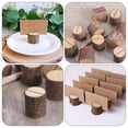 thumbnail image 6 of Zcyifa Photo Clips 25pcs Round Wood Holders Desktop Photo Stands Wedding Menu Clips (Assorted Color), 6 of 10
