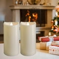 thumbnail image 3 of 3X6'' Outdoor Flameless Battery Operated Candles With Timer Waterproof Lights, 3 of 5