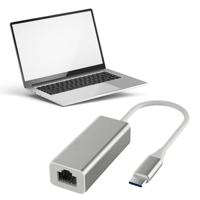 BotaniNest Gigabit Network Adapter USB C To RJ45 LAN Port Converter High Speed Internet Connection For Laptop PC MacBook
