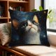 thumbnail image 5 of CaiYueKe Modern Linen Pillow Cover 45x45cm - Cute Animal Print Washable Decorative Cushion Case with Zipper for Living Room Bedroom Sofa Chair Home Decor, Cozy Soft Throw Pillow Slipcover, 5 of 7