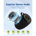 thumbnail image 2 of Altavoz Bluetooth PORTBOR portátil inalámbrico con LED de colores, 2 of 8