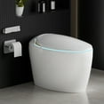 thumbnail image 3 of Birinta Smart Bidet Toilet, Smart Toilet with Bidet Built in for Bathrooms, Toilet with Warm Water Sprayer & Dryer, Foot Sensor Operation, Heated Bidet Seat, Auto Smart Toilet with LCD Display, 3 of 11