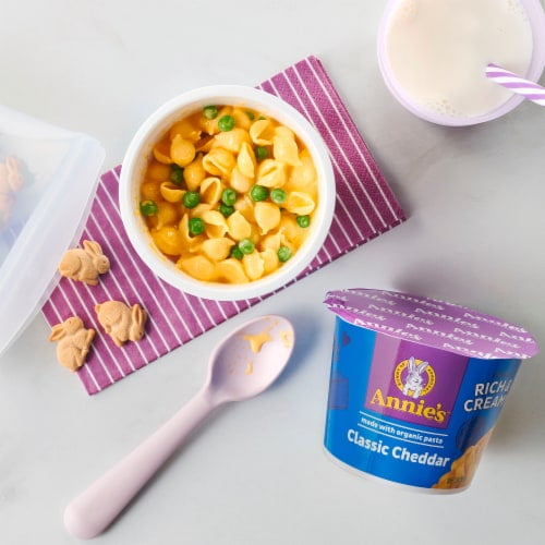 2X-Annie’s Classic Cheddar Deluxe Microwave Mac N Cheese Macaroni and Cheese Cups - 10.4 oz