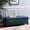Teal, variant on Compact yet Room - sized Storage Solution - Teal PU Ottoman for Small Spaces