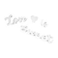 thumbnail image 4 of Love IS Sweet and Heart-letrero de madera para fotos, accesorios románticos para mesa de boda, centro de mesa para decoración de pasteles y postres, Blanco Macarena Signo de boda, 4 of 8