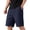 Navy, variant on Mens Stretch Golf Shorts Lightweight Shorts for Hiking Work Summer Casual Breathable Shorts with 6 Pockets 2XL