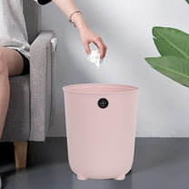 Trash Cans or Trash Bin Portable Hollow Paper Cans And Convenient Lidless Living Room Bedroom Household Plastic Trash Cans on Clearance