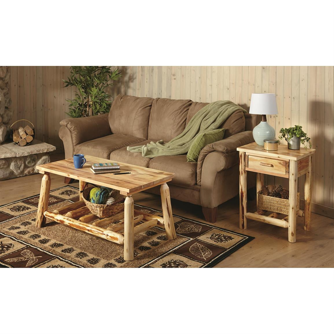 CASTLECREEK Log Coffee Table