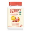 Daily Organic Gummy Kids Multivitamin: Probiotic, Vitamin C, D3 & Zinc for Immunity, Biotin, Omega 3, B6, Methyl B12 for Energy by SmartyPants (120 Ct, 30 Day Supply) Packaging May Vary