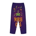 thumbnail image 5 of Daiia Mardi Gras2 Women's Sleep Pant with Pockets and Drawstring,Pajama Pants-Large, 5 of 9