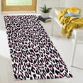 thumbnail image 3 of Salon Decor Rugs, Cool Rugs, Car Mat Rug, Modern Rugs, Animal Pattern Rugs, Office Rug, Pink Leopard Rugs, Accent Rug, Wedding Rug, 2.6'x6.5' - 80x200 cm, 3 of 7