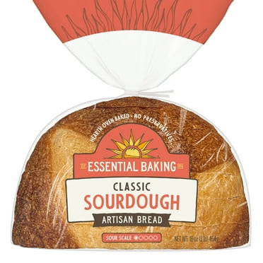 Essential Baking Classic Sliced Sourdough Bread, Non-GMO, 16 oz