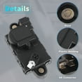 thumbnail image 6 of Unique Bargains Front Left Driver Side Power Door Lock Actuator Motor for Hyundai Sonata 1999-2005 No.9573538000 Black, 6 of 7