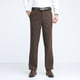 thumbnail image 1 of Pantalones largos de pana de color liso para hombre, con botones, cremallera, rectos, de cintura alta y bolsillos, pantalones largos de poliéster para hombre., 1 of 5