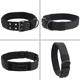 thumbnail image 5 of Collar táctico de nailon para perros, collar de entrenamiento militar ajustable con hebilla de doble anilla metálica en D (negro-XL, 75 cm), 5 of 5
