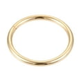 thumbnail image 4 of 20mm Metal O Rings Non-Welded for Straps Bags Belts DIY Gold Tone 50pcs, 4 of 5