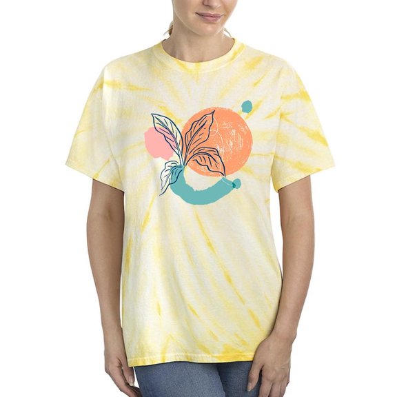 Botanical Art Tie Dye Cyclone Women -Image by Shutterstock, Female Medium