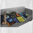 thumbnail image 6 of Retro Soft Flannel Fleece Throw Blanket, Different Polka Dots Patterns with Classical and Pixel Features Artprint, Cozy Plush for Indoor and Outdoor Use, 70" x 90", Multicolor, by Ambesonne, 6 of 6