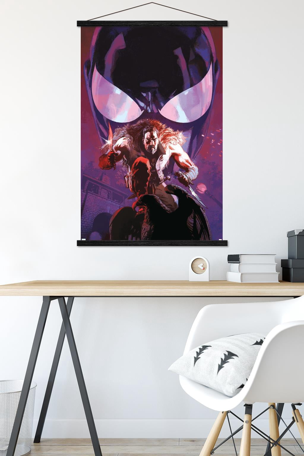 Marvel Kraven The Hunter - Amazing Spider-Man #21 Wall Poster with Magnetic Frame, 22.375" x 34"