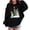 Black, variant on Christmas Fleece Hoodie for Kids 3-15 Years Long Sleeve Jackets Pocket Hooded Overcoat Print Autumn Winter Casual Coat