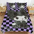 thumbnail image 6 of Cartoon rabbit Bedding Set Anime Three-piece for Boys Girls Teens King, 6 of 7