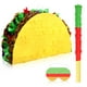 thumbnail image 1 of Suministros para fiestas de temática mexicana Taco Piñata Atiloy con bastón, 1 of 8
