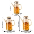 thumbnail image 4 of Oil Dispenser for Kitchen, Oil Dispenser Bottle with Drip Free Spout, Glass Olive Oil Dispenser Bottle, Food-grade Oil Vinegar Dispenser Container Bottles for Cooking Kitchen Gadgets Fryer Salad, 4 of 8