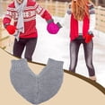 thumbnail image 4 of Guantes de invierno suaves y novedosos para correr, esquiar y al aire libre. gris claro, 4 of 8