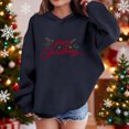 thumbnail image 2 of Lorytime Sweatshirts for Teen Girls with Hoodie Boys Merry Christmas Sweatshirt Long Sleeve Tops Drop Shoulder Pullover, 2 of 4